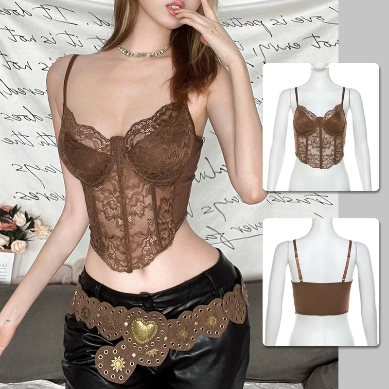 Sexy Lace Camisole for Jazz Dancers