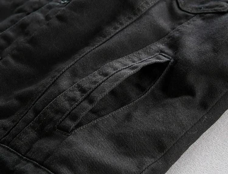 Shearling Lined Denim Jacket
