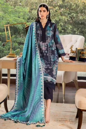 Signature Prints by Nureh Unstitched 3 Piece Khaddar Collection'2022-SP-27
