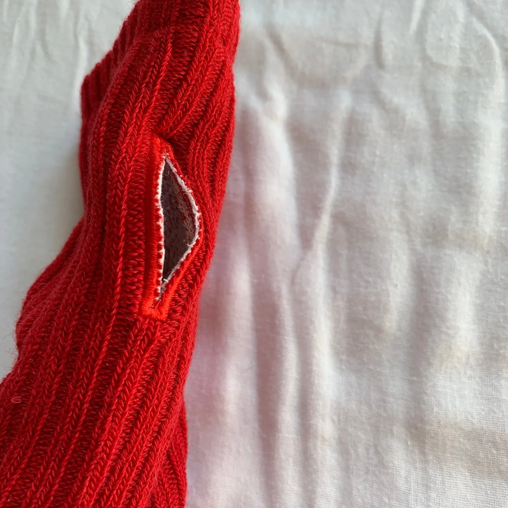 Silk double-knit Wrist Warmers <kids> Made in Japan