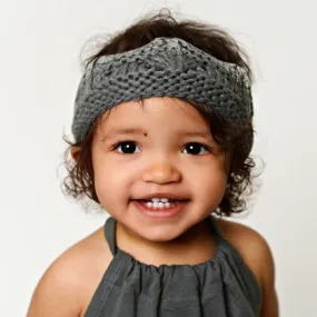 Silver and Gray Knit Birthday Crown