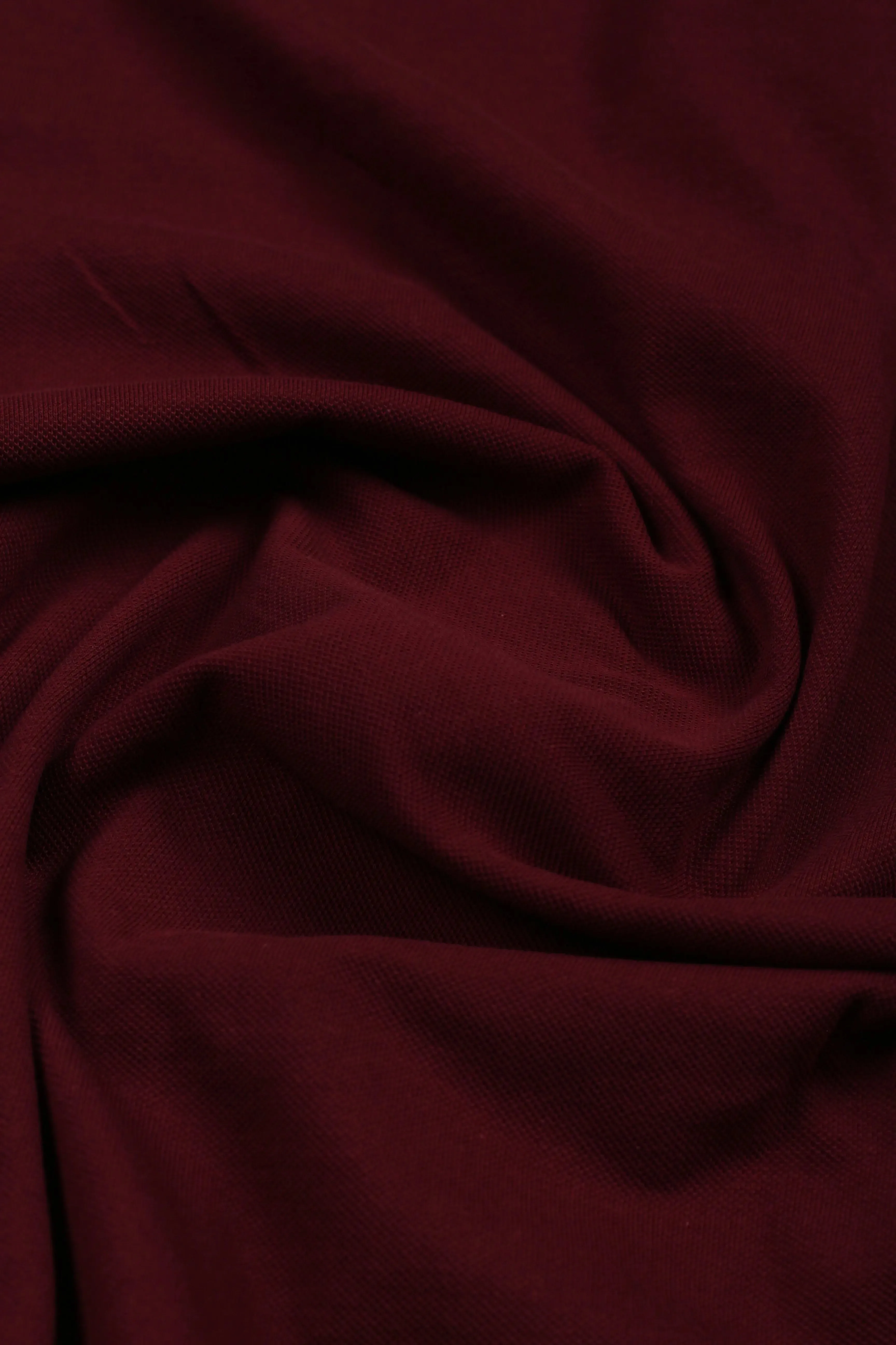 Soft Maroon Pique Shirt
