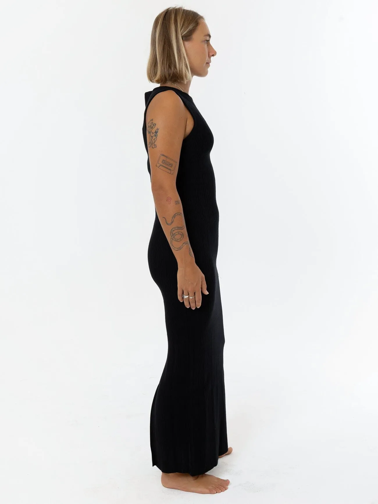 Stella Knit Dress - Black