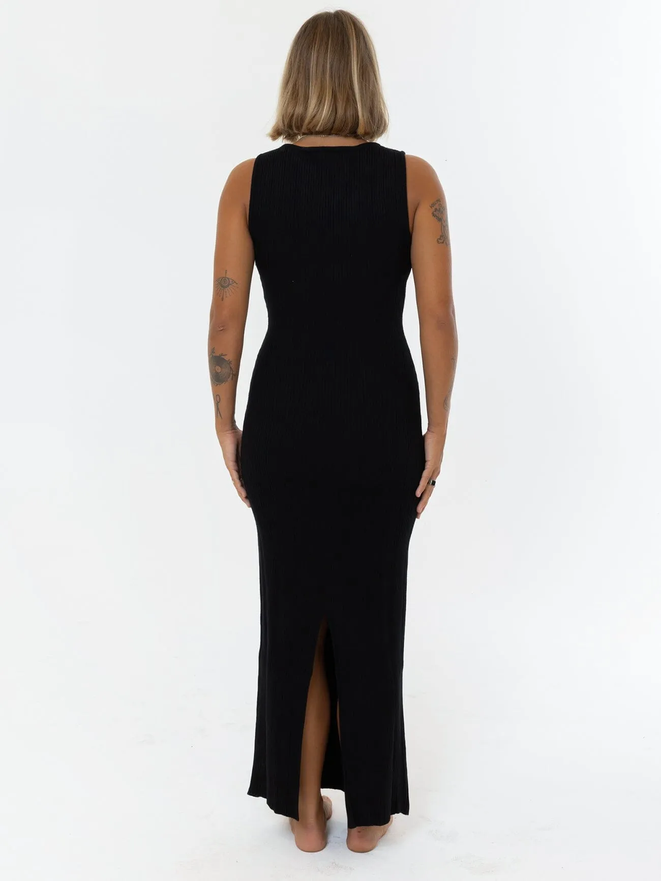 Stella Knit Dress - Black