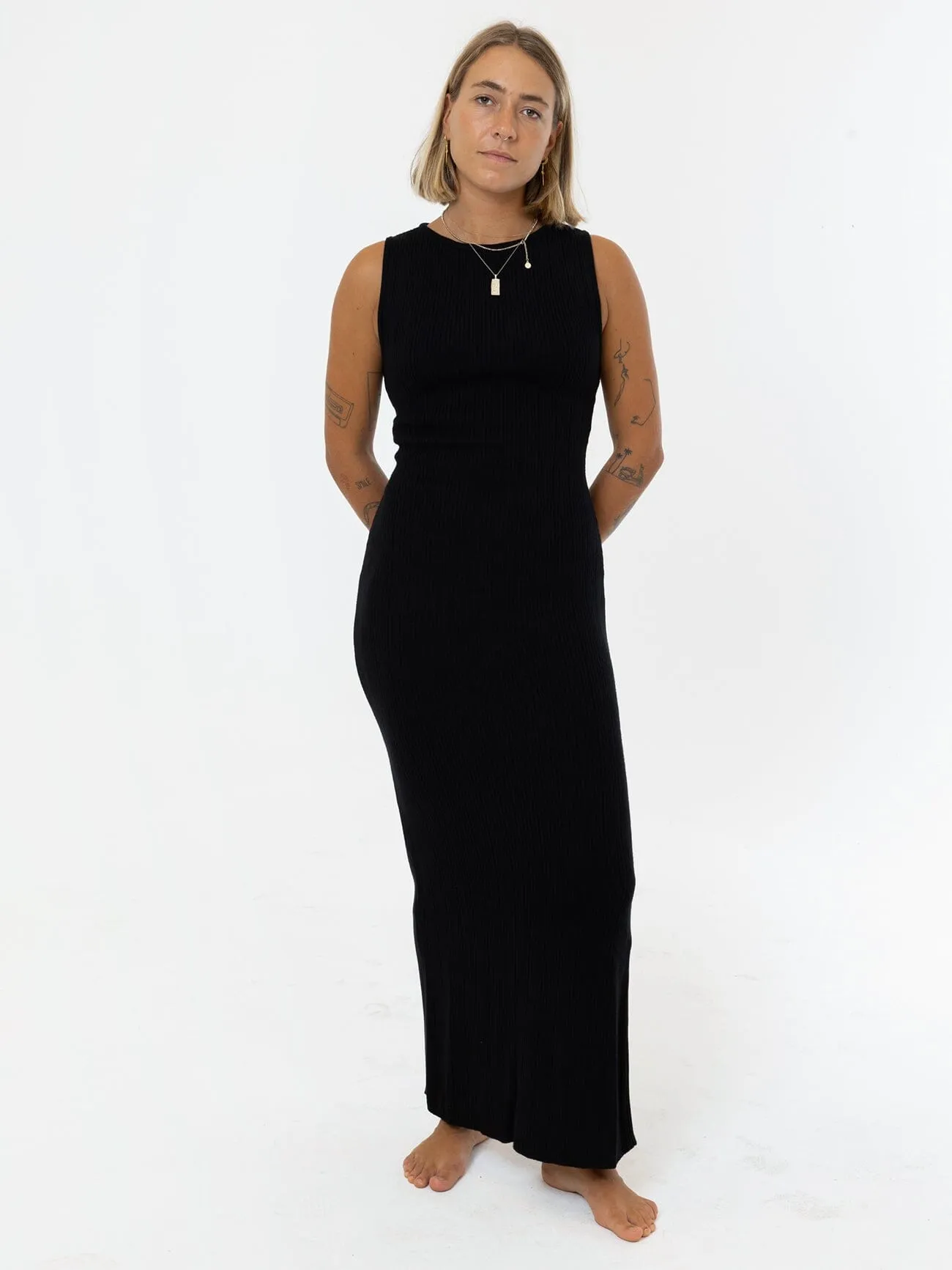 Stella Knit Dress - Black