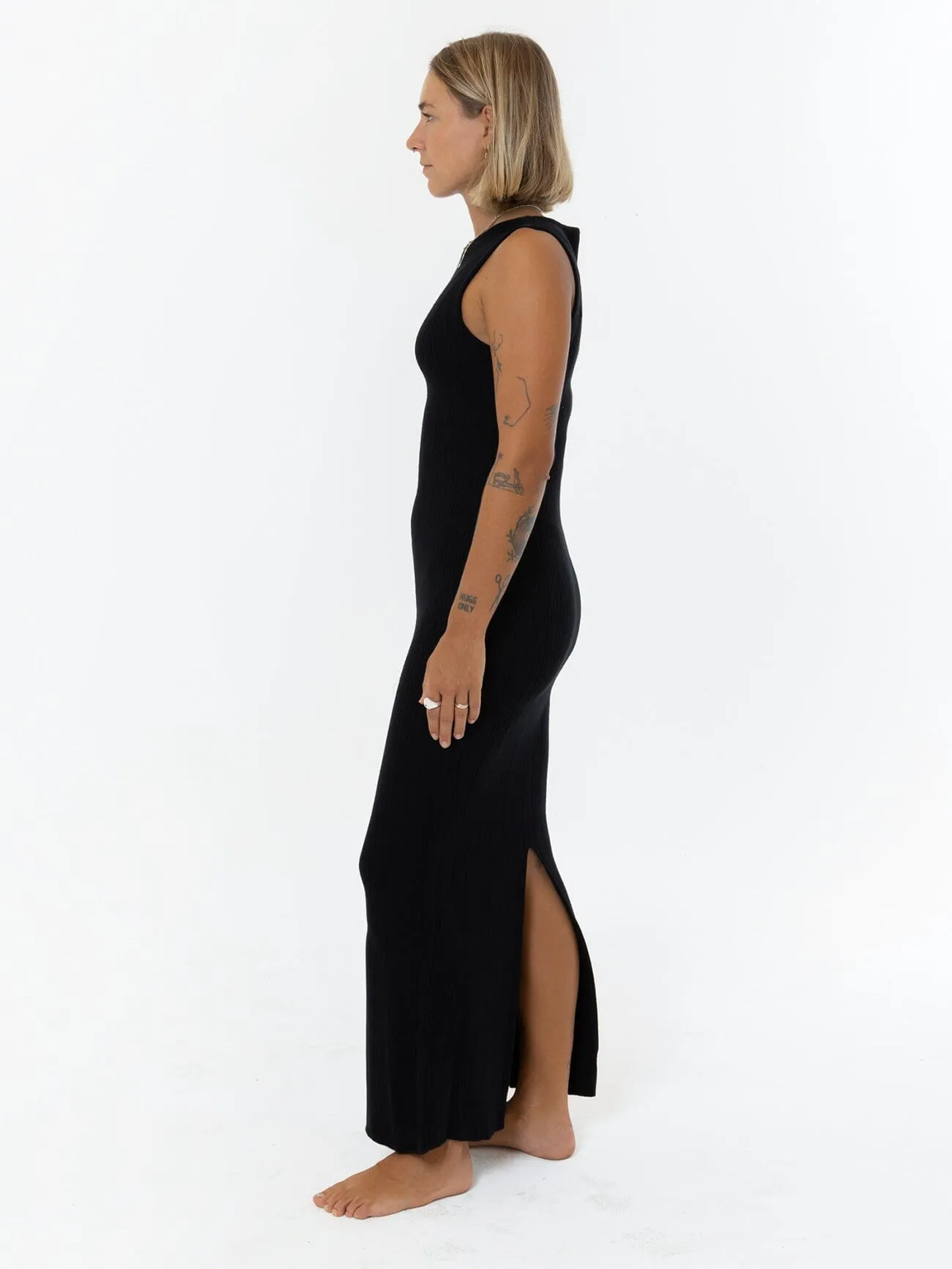 Stella Knit Dress - Black
