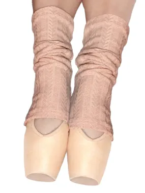 Stirrup Legwarmers Knit Rosewater