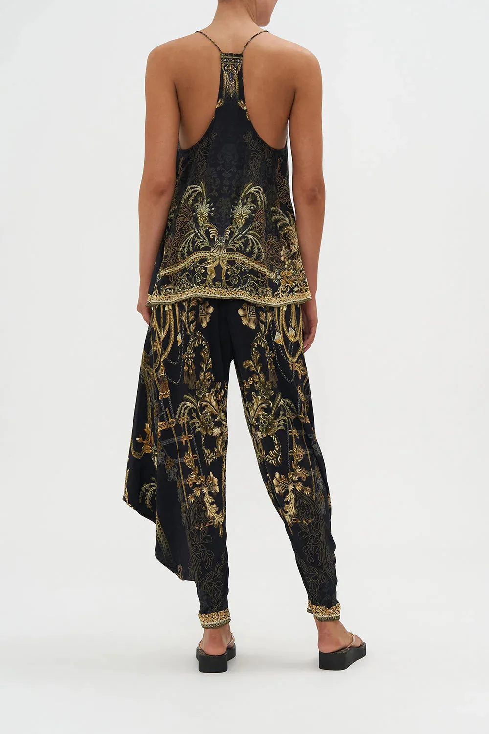 T Back Shoestring Top - The Night is Noir
