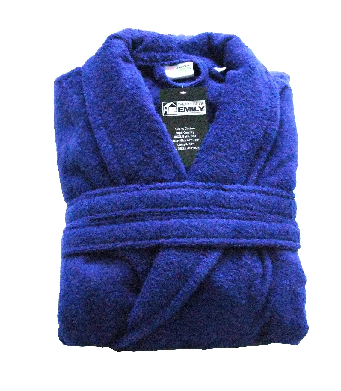 Terry Towelling Bath Robe 100% Cotton with Belt