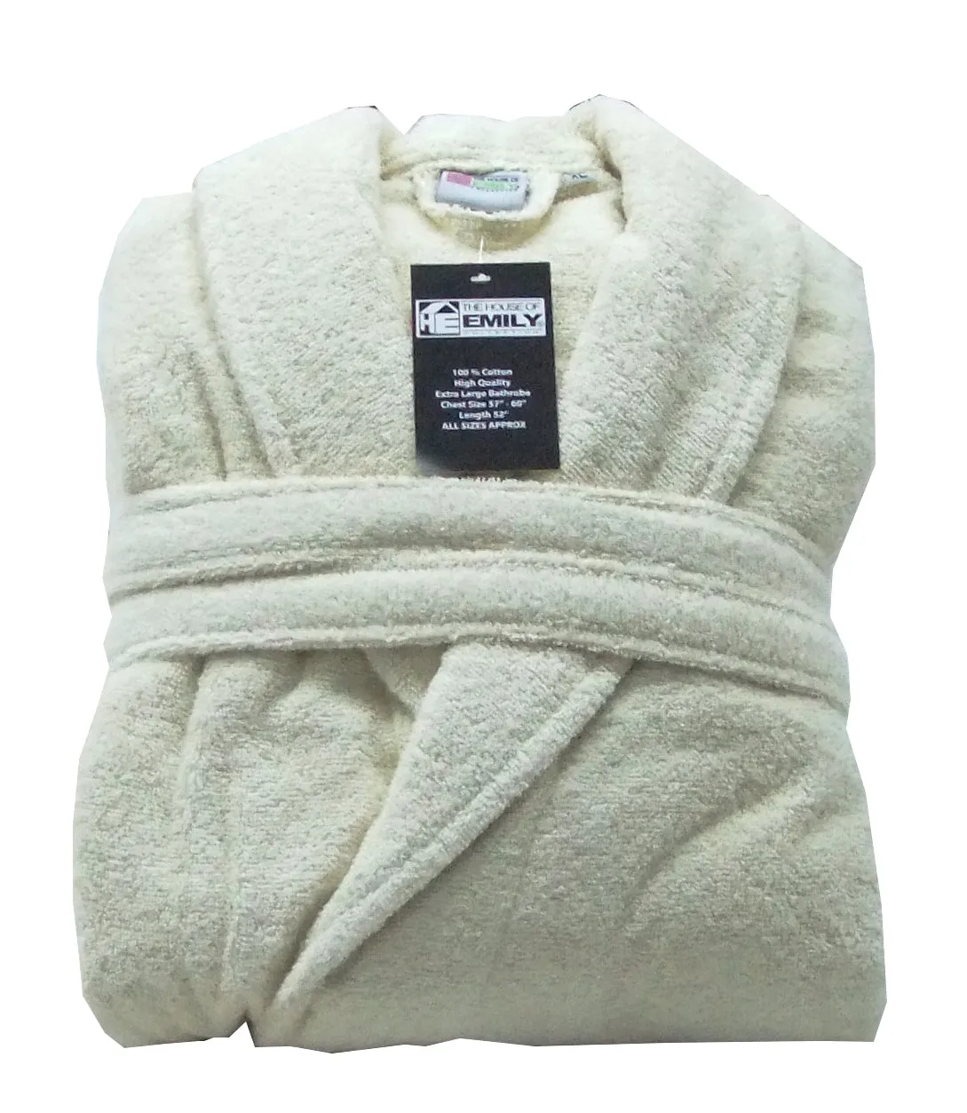 Terry Towelling Bath Robe 100% Cotton with Belt