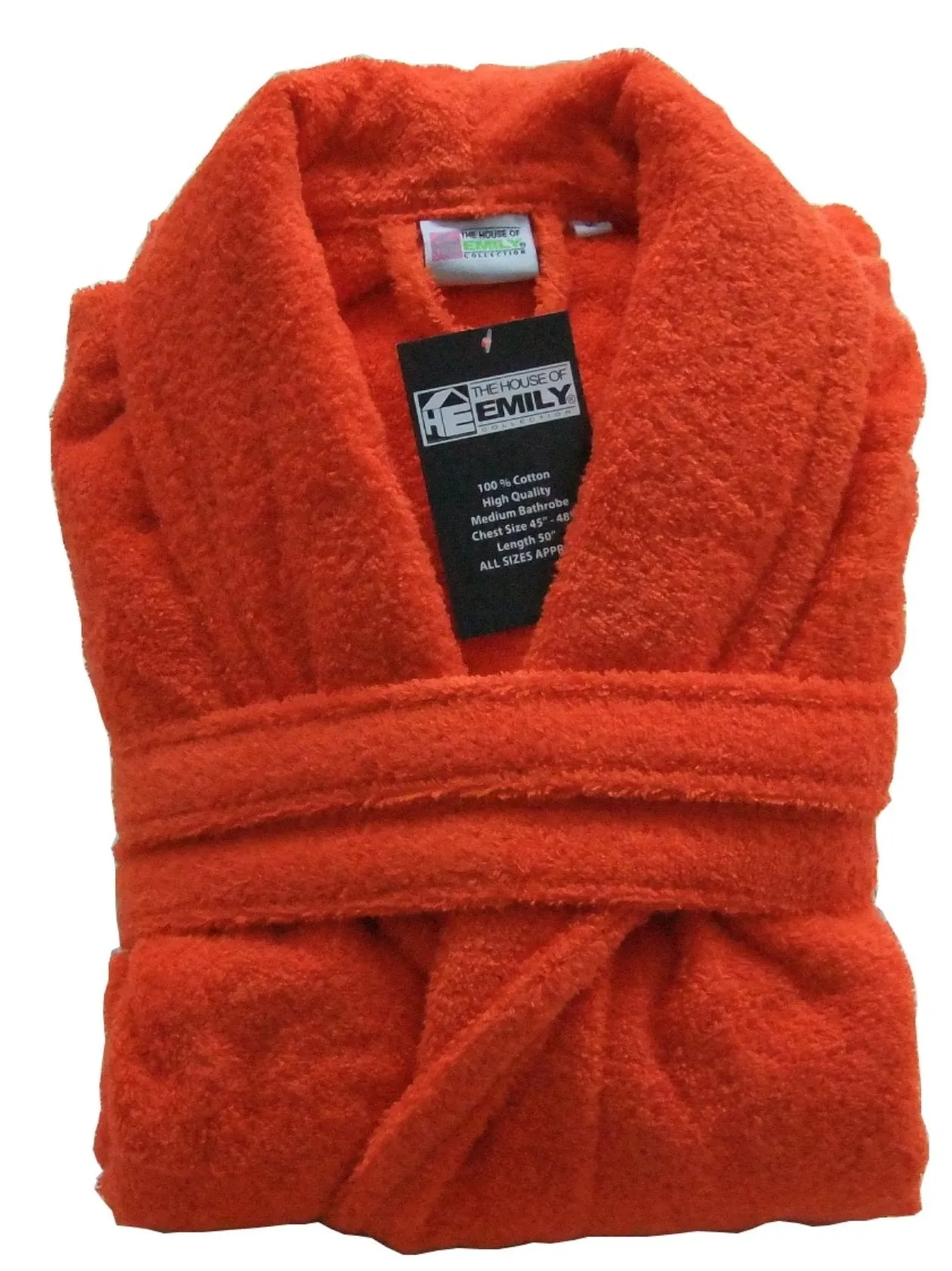Terry Towelling Bath Robe 100% Cotton with Belt