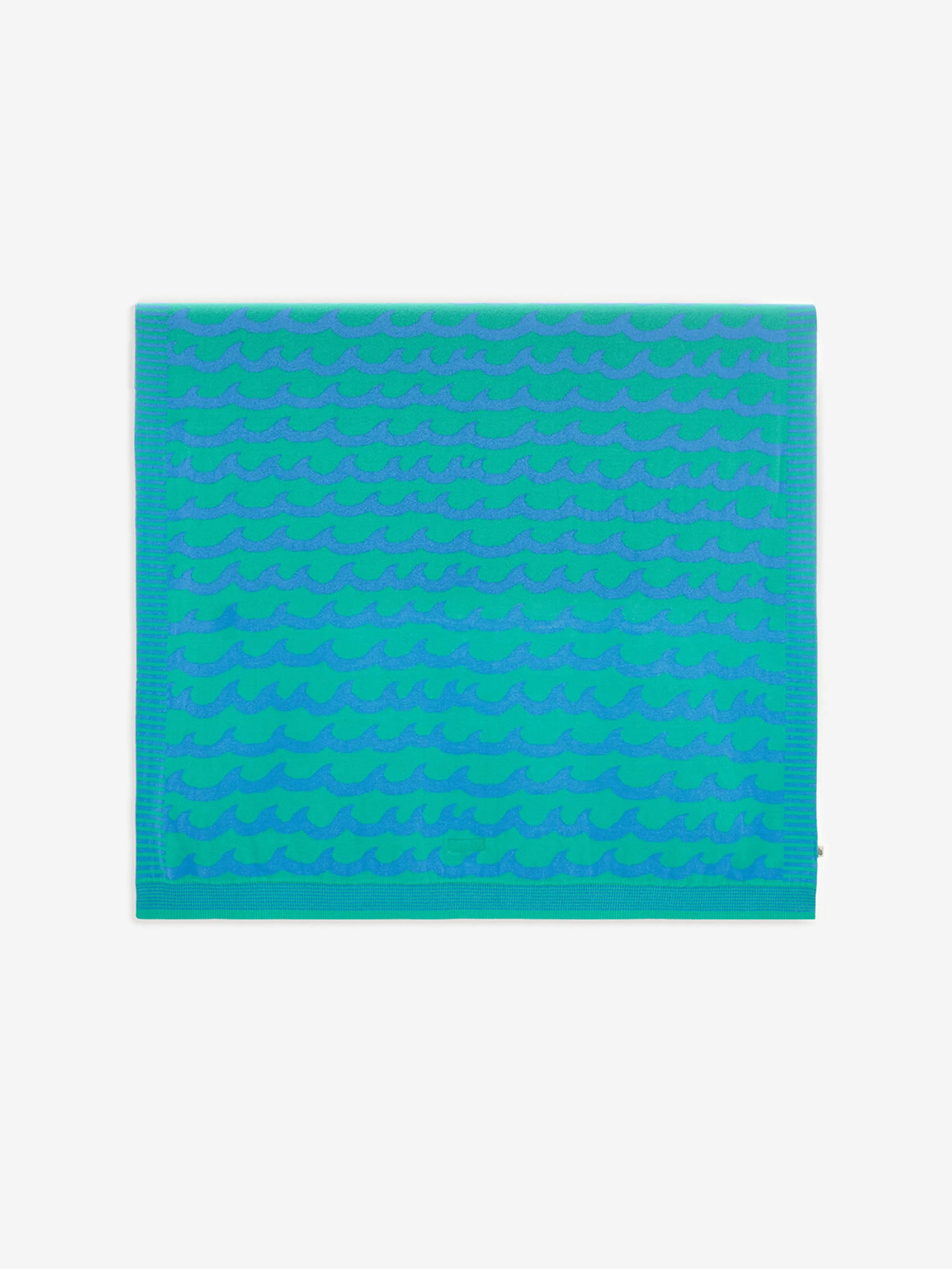 The Bonnie Mob Baby Gale Waves Shawl in Green