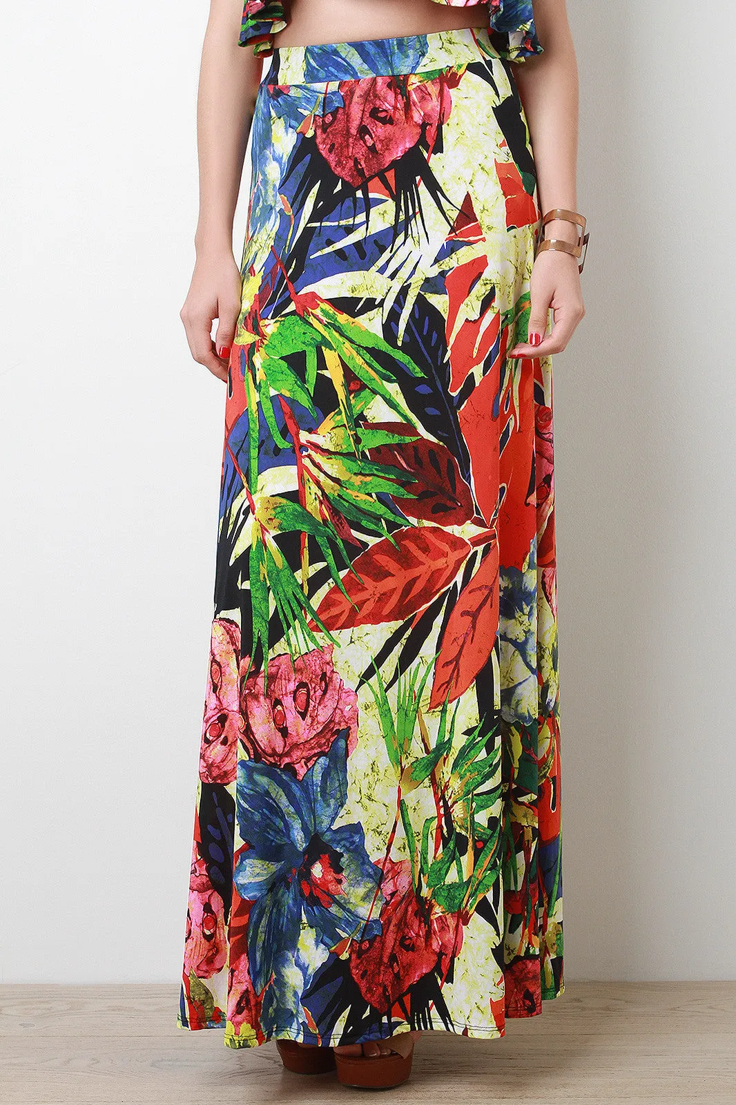 Tropical Maxi Skirt