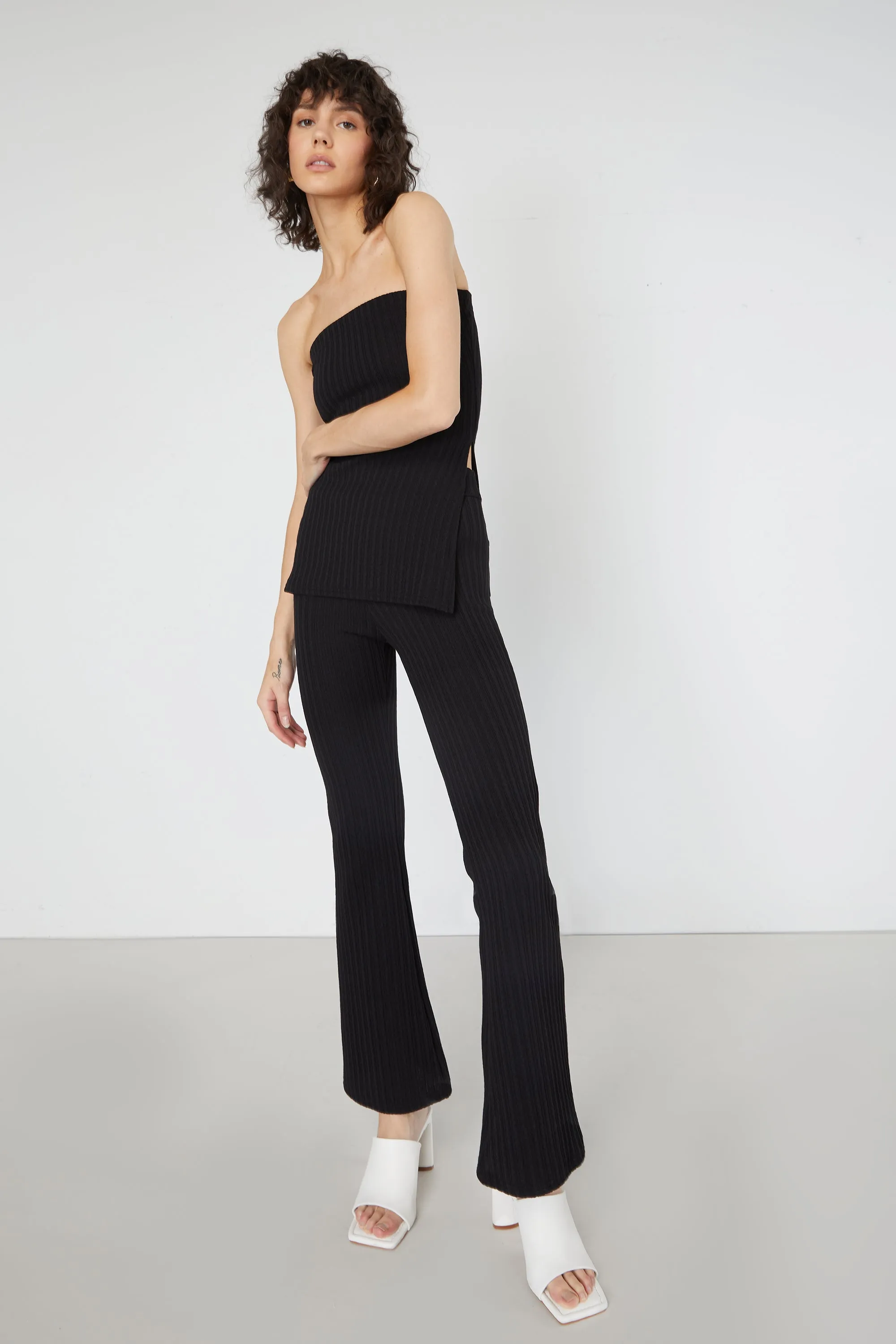 TUBE TOP AND PANT SET