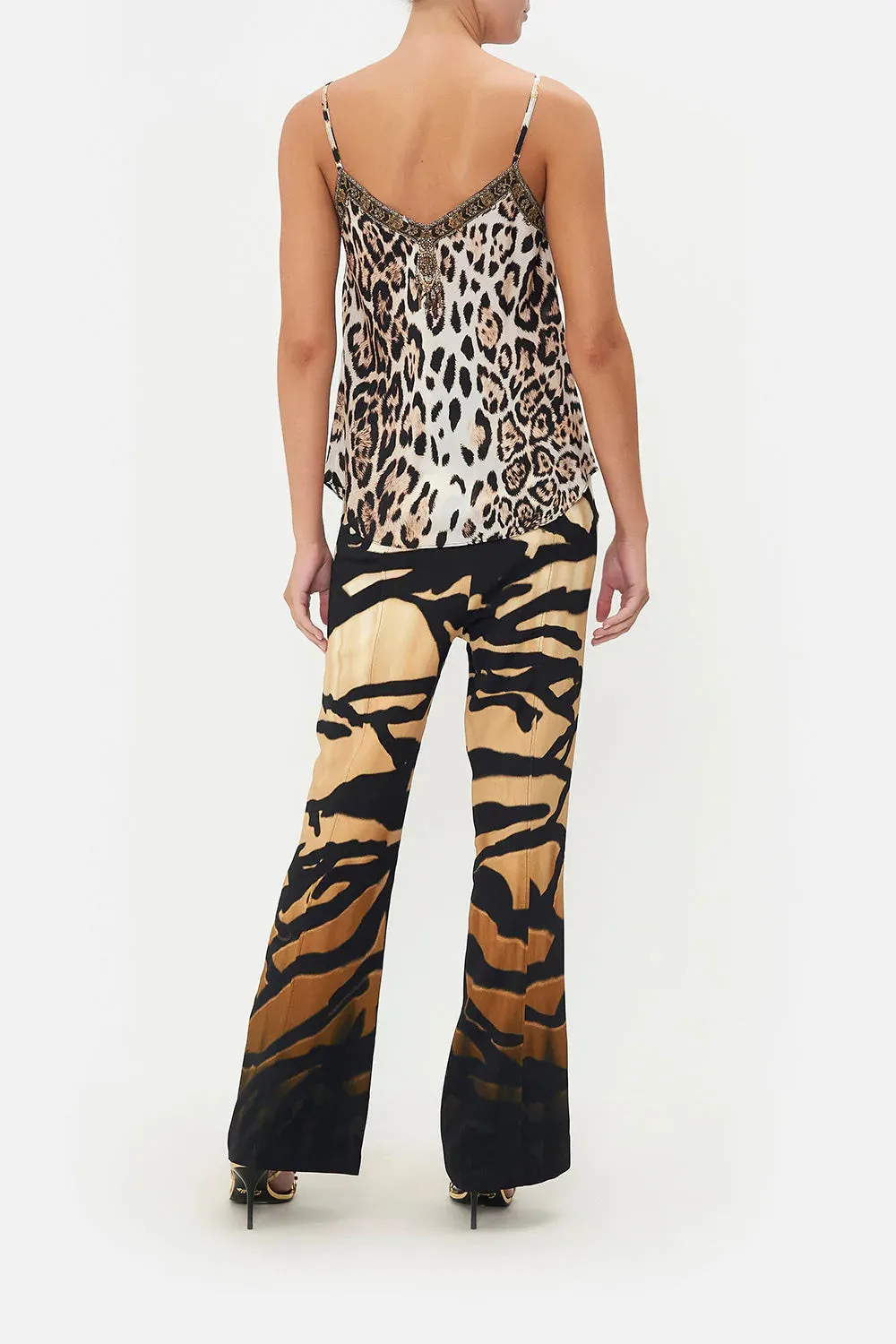 V Neck Bias Cami - Cool For Cats