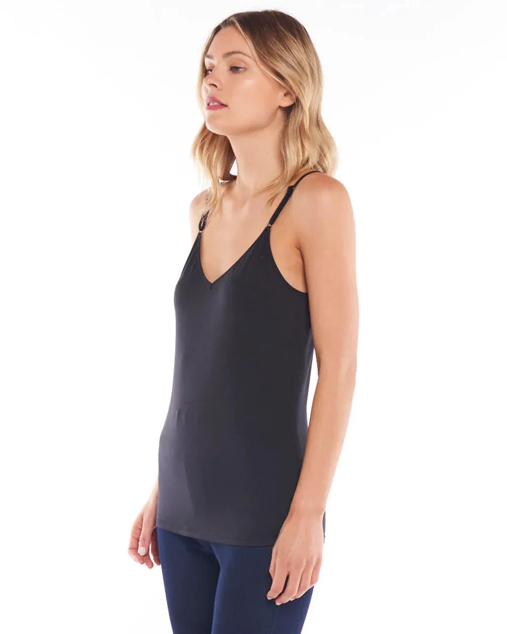 Veronica Reversible Camisole Black