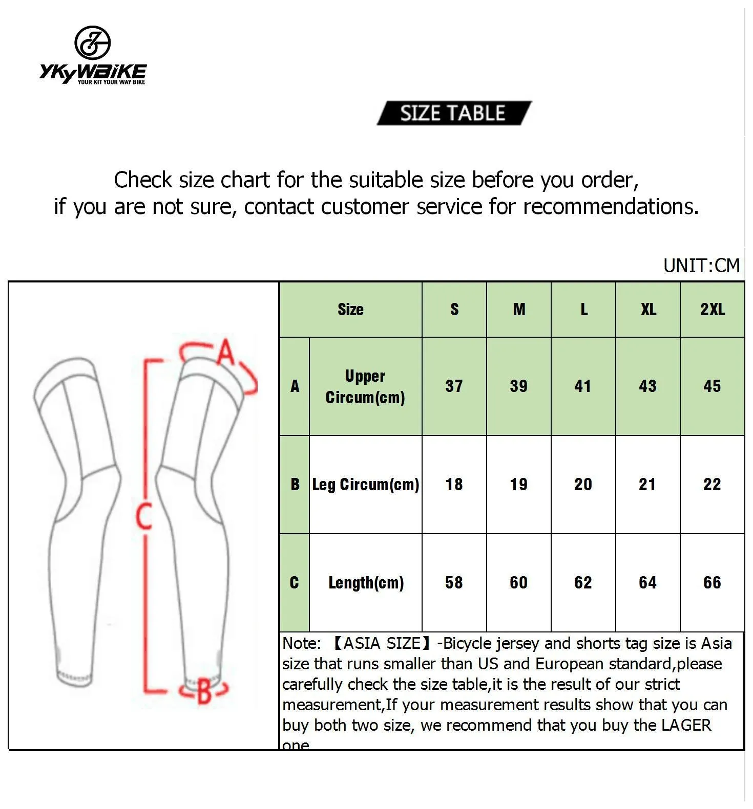 YKYW Pro Team Cycling Leg Warmers Calf Compression Resistant Fabric Reflective Black