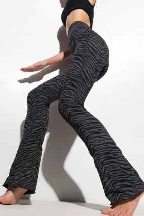 Zebra Flares - Grey Black