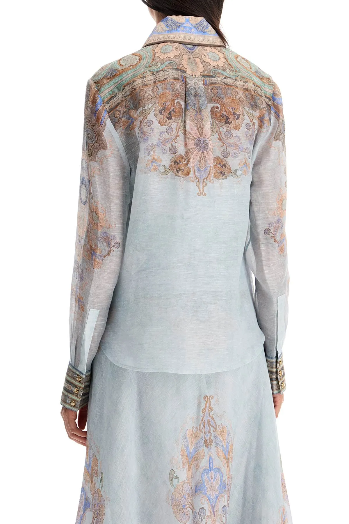 Zimmermann eden paisley print shirt