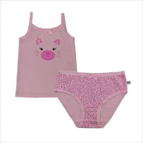 Zoocchini Organic Girls Cami and Underwear Set in Leopard